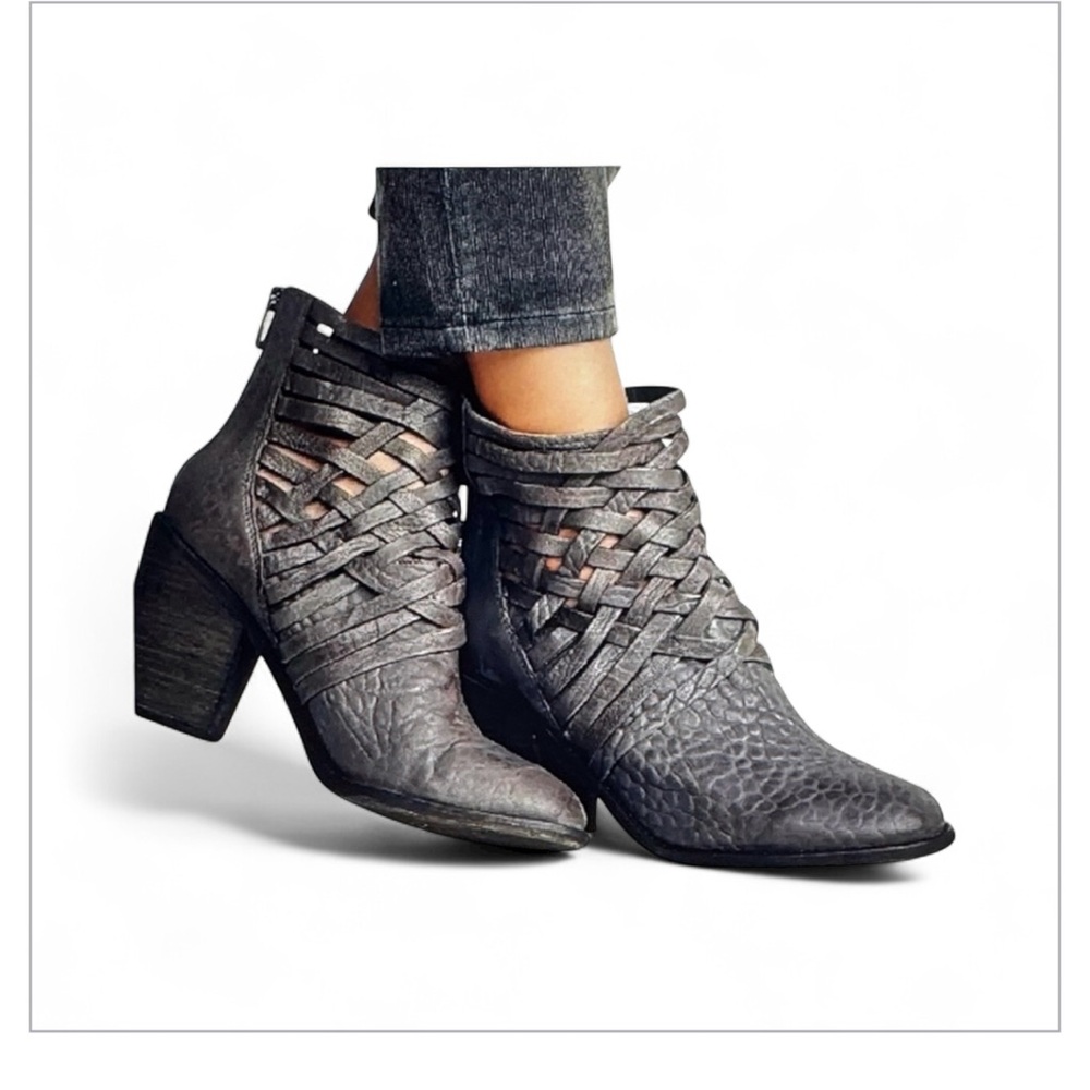 Free People Carrera  Gray Women's Ankle Boots